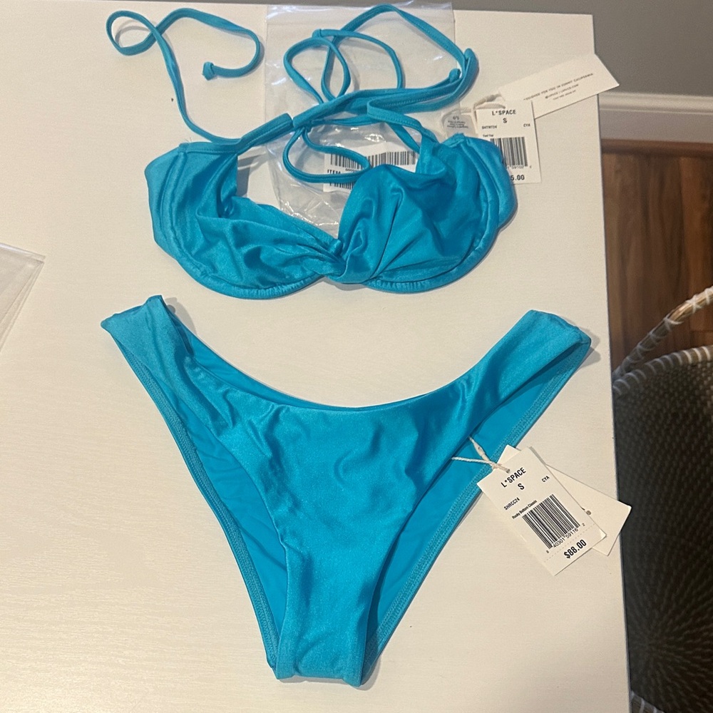 Lspace NWT Vibrant Blue Bikini Set